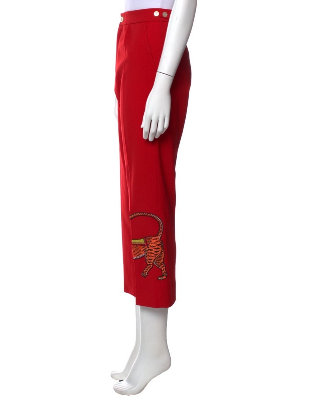 Gucci Wool Straight Leg Pants - Picture 3 of 4